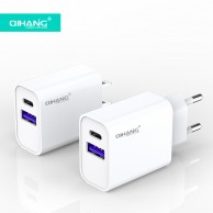 QIHANG Z60 20W USB-C Pd+ QC 3.0 USB Fast Charger for iPhone 12/11