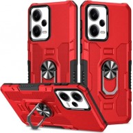 For Xiaomi Redmi Note 12 Pro 5G / Poco X5 Pro 5G - Ring Holder Armor Hybrid Phone Case(Red)