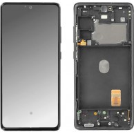 OEM  ΟΘΟΝΗ Samsung  με Μηχανισμό Αφής για Galaxy S20 FE (ΜΠΛΕ)