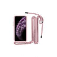 Θήκη Σιλικόνης με Κορδόνι CarryHang για Apple - My Colors - Ροζ - iPhone 13 