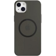 Gravity MagSafe Back Cover Σιλικόνης Transparent Black (iPhone 14 Plus)