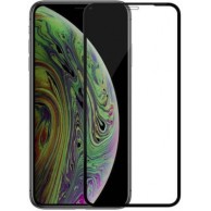 Full Glue Tempered Glass 3D for iPhone 14 Pro  black frame