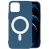 OEM Θήκη TPU Soft Touch MagSafe Για iPhone 12 Mini - Μπλε