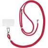 Κορδόνι Λαμού για κινητά Universal Neck Strap Cord for Mobile Phones Red (oem)