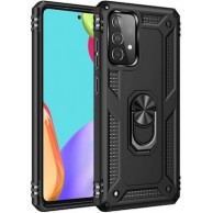Hybrid Shockproof Armor για Samsung Galaxy A33 5G Case With Rotating Ring - Μαύρο