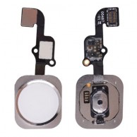  Καλωδιοταινία Κεντρικού Κουμπιού Home Button iPhone 6 PLUS–white-silver