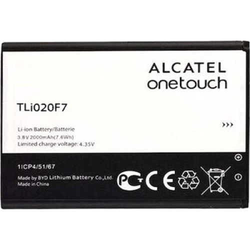Alcatel TLI020F7 Μπαταρία Αντικατάστασης 2000mAh για Pop C7 / Pop 2 / One Touch Pixi 4