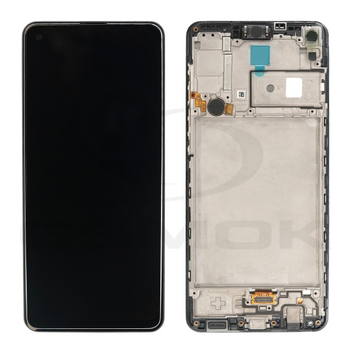 Οθόνη OLED LCD με Μηχανισμό Αφής και Πλαίσιο για Galaxy A21S (Μαύρο)