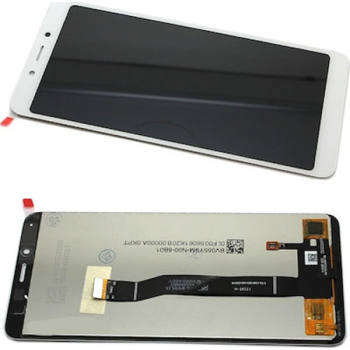 Οθόνη LCD με Μηχανισμό Αφής για Xiaomi Redmi 6 / 6A - Χρώμα: Λευκό