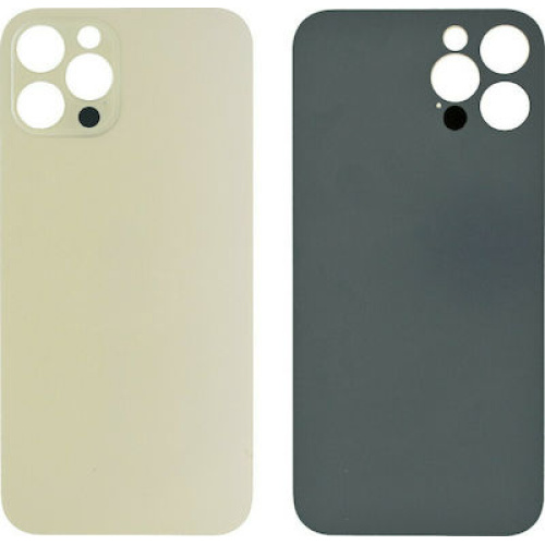 Καπάκι Μπαταρίας iPhone 12 Pro MAX(A2410) Χωρίς Τζαμάκι Κάμερας Χρυσό