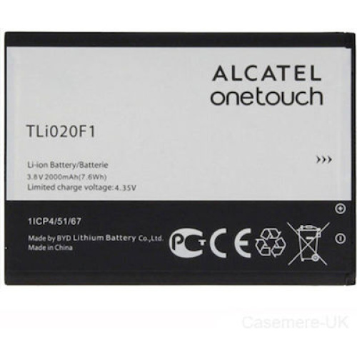 Battery Alcatel TLi020F1 for One Touch 7040/One Touch 7041/6036 - 1900mAh