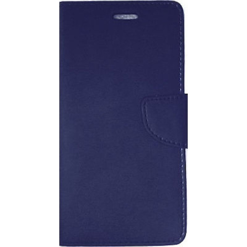 Θήκη Book με Δυνατότητα Stand και Υποδοχή Καρτών Μπλέ (Samsung Galaxy A50)