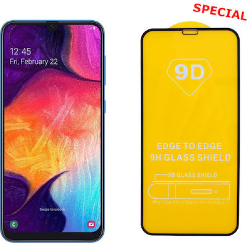 TEMPERED GLASS SAMSUNG A50 2019 A505  9H 0.25mm 9D FULL GLUE