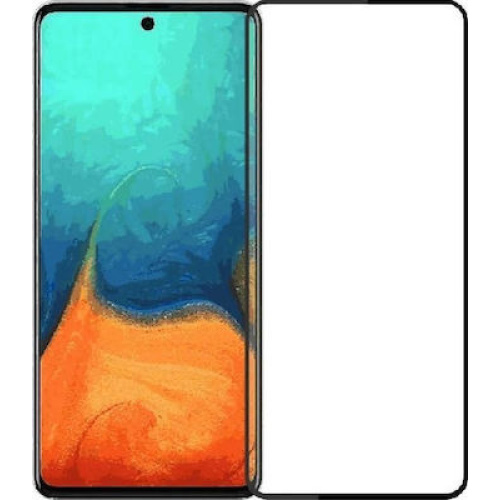 Γυαλί Προστασίας Samsung Galaxy A71 Full Cover Tempered Glass Black Black