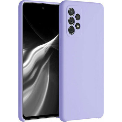 Flexible Rubber Back Cover Σιλικόνης Lavender (Galaxy A72) OEM