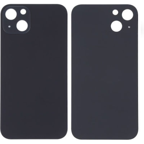 Back Cover Glass (Big Camera Hole) Black - iPhone 14