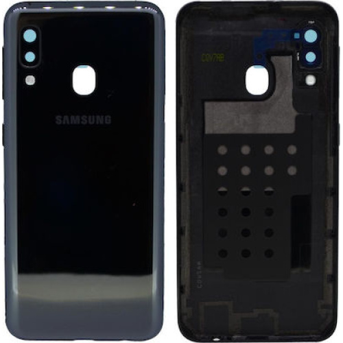 Samsung Καπάκι Μπαταρίας Μαύρο για Galaxy A20e