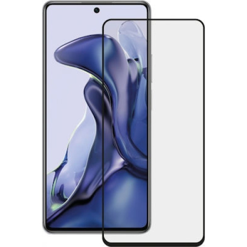 Tempered Glass FULL GLUE για Xiaomi Redmi Note 11 4G / Note 11s 4G - Μαύρο Πλαίσιο