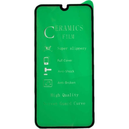 Ceramic Μεμβράνη Προστασίας Full Cover για Huawei P40 Lite / P40 Lite E / Y7P (Μαύρο)