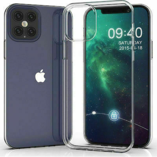 2mm Back Cover Σιλικόνης Διάφανο (iPhone 13 Pro)OEM