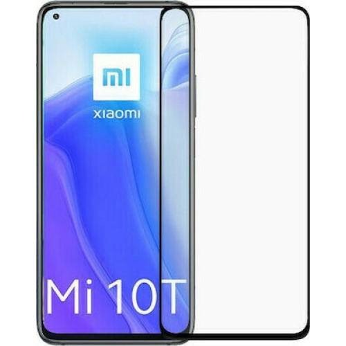 Σκληρυμένο Γυαλί (Tempered Glass) Προστασίας Οθόνης Πλήρης Κάλυψης για Xiaomi Mi 10T / Mi 10T Pro - Μαύρο