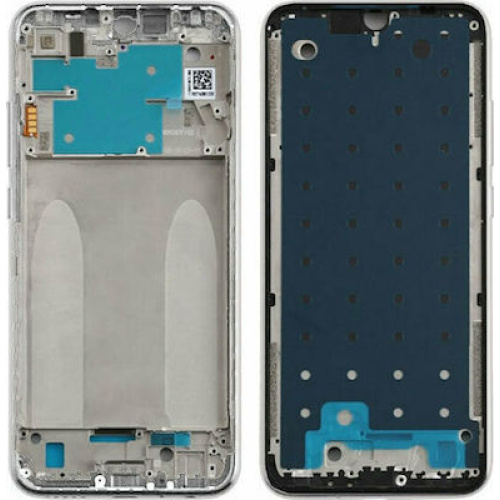 Μεσαίο Πλαίσιο Οθόνης LCD Middle Frame για Xiaomi Redmi Note 8 Λευκό-ΑΣΗΜΙ)