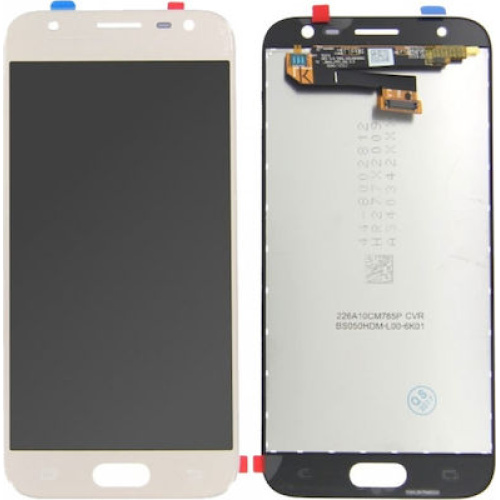 OLED Οθόνη LCD με Μηχανισμό Αφής Assembly για Samsung Galaxy J7 2017 J730F - Χρώμα: Χρυσό