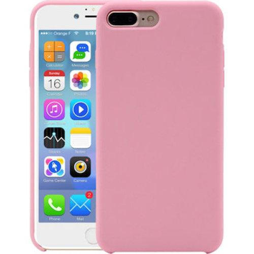 My Colors Liquid Back Cover Σιλικόνης Ροζ (iPhone 8/7 Plus)