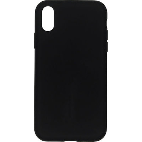 Senso Liquid Back Cover Σιλικόνης Μαύρο (iPhone X / Xs)