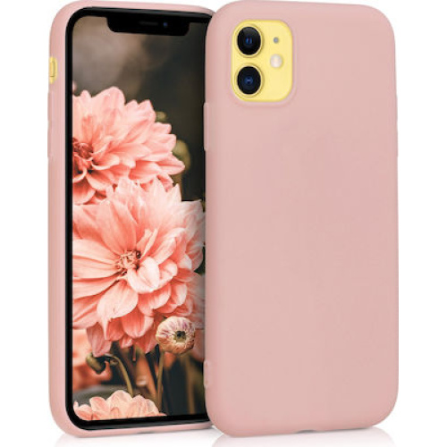 TPU Silicone Case iPhone 11 - Rose Gold Matte