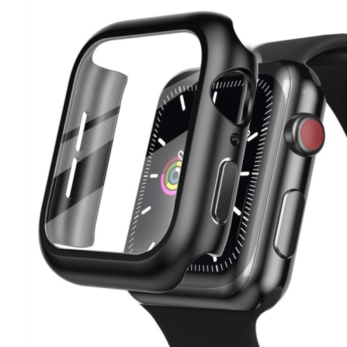 Προστασία Οθόνης Ρολογιού Fullbody για Apple Watch 44mm - Μαύρο