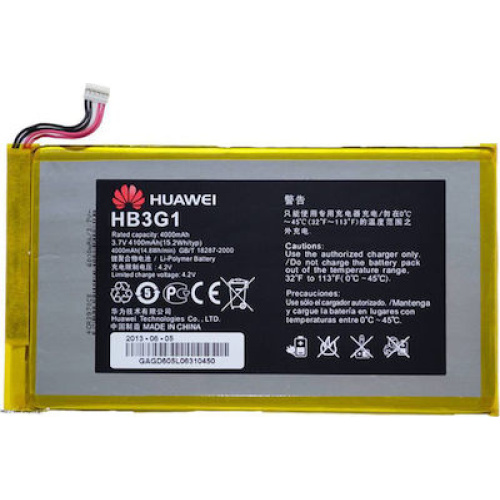 Γνήσια Mπαταρία Huawei MediaPad 7 Lite HB3G1 4100 mAh (Bulk)