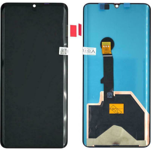 LCD and Touch Screen Replacement with Bracket for Huawei P30  PRO  OLED Black