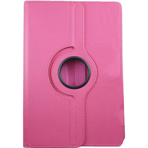 Rotating Flip Cover Ροζ (Universal 9-10.1")