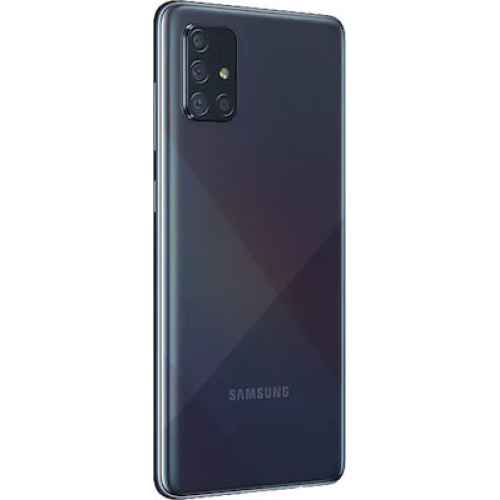 Samsung Καπάκι Μπαταρίας Crush Black για Galaxy A71 OEM