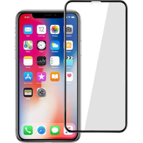 Τζαμάκι Προστασίας/Tempered Glass 5D Full Glue Full Cover για iPhone 11/XR, μαύρο