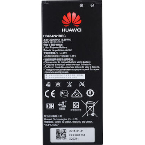 Original Μπαταρία Huawei HB4342A1RBC για Honor 4A, Y5 II, Y6 2200mAh (Bulk)
