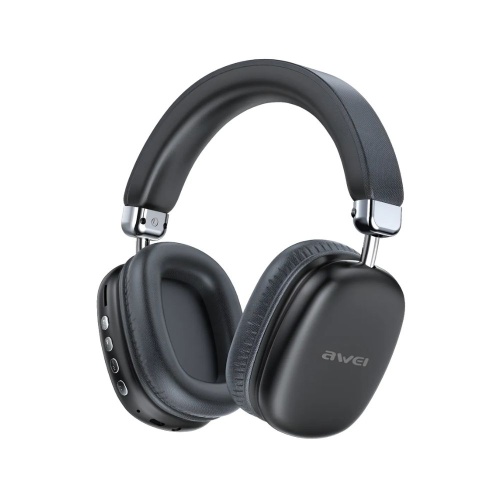 Awei AT7 Ασύρματα Bluetooth On Ear Ακουστικά με 20 ώρες Λειτουργίας Μαύρα