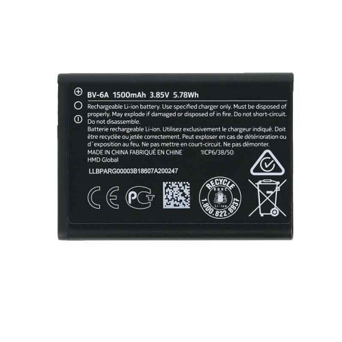 Nokia BV-6A Μπαταρία Αντικατάστασης 1500mAh για Nokia 8110 (TA-1048)(ORIGINAL BULK)