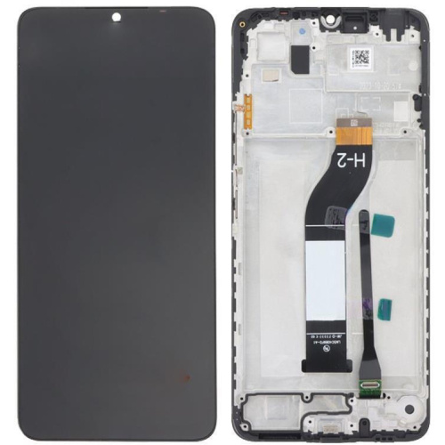 Xiaomi Οθόνη με Μηχανισμό Αφής και Πλαίσιο για Redmi 13C 4G , Poco C65 4G (Μαύρο)